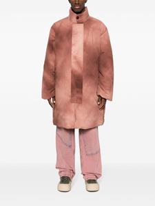 Acne Studios Jas met tie-dye print - Oranje