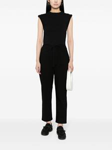 Thom Krom drawstring cropped trousers - Zwart