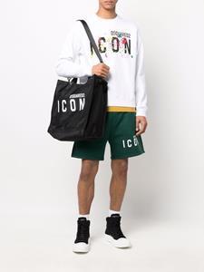 Dsquared2 Schoudertas met logoprint - Zwart