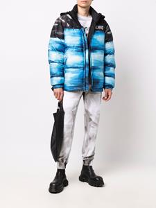Moschino Jas met vervaagd-effect - Blauw