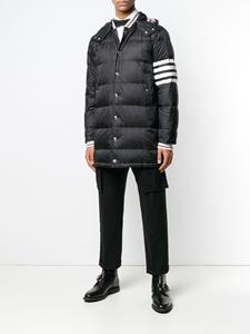 Thom Browne Jas met afneembare capuchon - Zwart