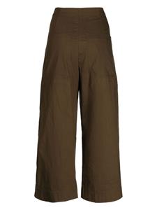 Rundholz Broek met wijde pijpen - Bruin