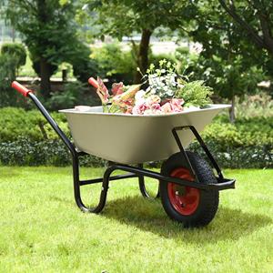 Kruiwagen - Gegalvaniseerd - Met Luchtbanden - 100 liter