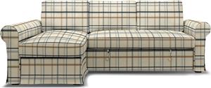 Bemz IKEA - Hoes voor slaapbank Backabro met chaise longue, Fawn Brown, WOL