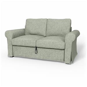 Bemz IKEA - Hoes voor 2-zitsslaapbank Backabro, Pistachio, BOUCLÉ EN TEXTUUR