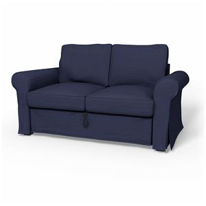 Bemz IKEA - Hoes voor 2-zitsslaapbank Backabro, Volcanic Ash, Corduroy