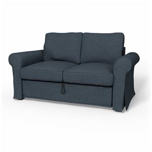 Bemz IKEA - Hoes voor 2-zitsslaapbank Backabro, Denim, BOUCLÉ EN TEXTUUR