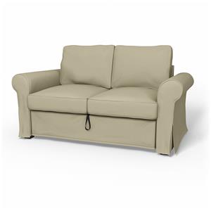 Bemz IKEA - Hoes voor 2-zitsslaapbank Backabro, Sand Beige, Katoen