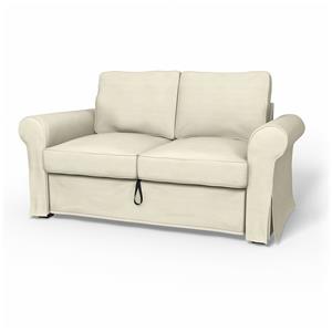 Bemz IKEA - Hoes voor 2-zitsslaapbank Backabro, Sand Beige, Katoen