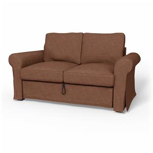 Bemz IKEA - Hoes voor 2-zitsslaapbank Backabro, Vintage Rose, Fluweel