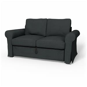 Bemz IKEA - Hoes voor 2-zitsslaapbank Backabro, Stone, WOL