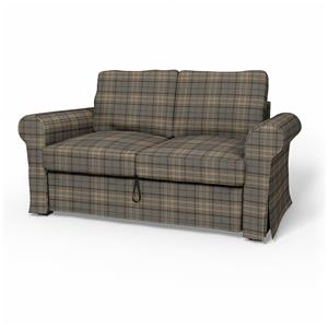 Bemz IKEA - Hoes voor 2-zitsslaapbank Backabro, Bark Brown, WOL
