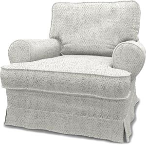 Bemz IKEA - Hoes voor fauteuil Barkaby (standaard model), Ivory, BOUCLÉ EN TEXTUUR