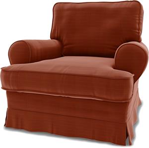 Bemz IKEA - Hoes voor fauteuil Barkaby (standaard model), Burnt Sienna, Moody Seventies Collection