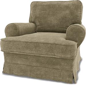 Bemz IKEA - Hoes voor fauteuil Barkaby (standaard model), Beige, Fluweel