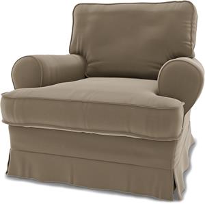 Bemz IKEA - Hoes voor fauteuil Barkaby (standaard model), Taupe, Fluweel