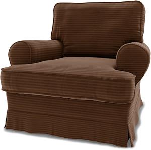 Bemz IKEA - Hoes voor fauteuil Barkaby (klein model), Chocolate Brown, Corduroy