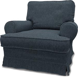 Bemz IKEA - Hoes voor fauteuil Barkaby (klein model), Denim, BOUCLÉ EN TEXTUUR