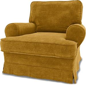 Bemz IKEA - Hoes voor fauteuil Barkaby (klein model), Tumeric, Fluweel