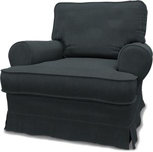 Bemz IKEA - Hoes voor fauteuil Barkaby (klein model), Graphite Grey, Linnen