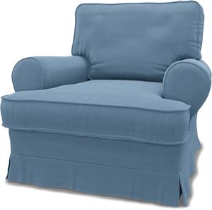 Bemz IKEA - Hoes voor fauteuil Barkaby (klein model), Vintage Blue, Linnen