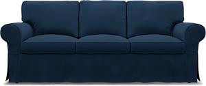 Bemz IKEA - Hoes voor 3-zitsbank Ektorp, Deep Navy Blue, Katoen