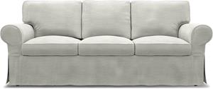 Bemz IKEA - Hoes voor 3-zitsbank Ektorp, Silver Grey, Katoen