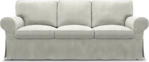 Bemz IKEA - Hoes voor 3-zitsbank Ektorp, Silver Grey, Katoen