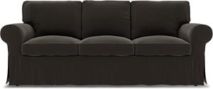 Bemz IKEA - Hoes voor 3-zitsbank Ektorp, Licorice, Fluweel