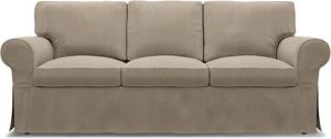 Bemz IKEA - Hoes voor 3-zitsbank Ektorp, Birch, WOL