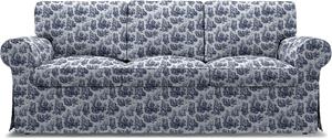 Bemz IKEA - Hoes voor 3-zitsbank Ektorp, Dark Blue, BOUCLÉ EN TEXTUUR