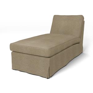Bemz IKEA - Hoes voor chaise longue Ektorp, Pebble, BOUCLÉ EN TEXTUUR