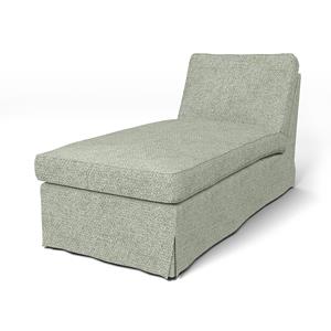 Bemz IKEA - Hoes voor chaise longue Ektorp, Pistachio, BOUCLÉ EN TEXTUUR