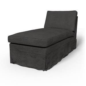 Bemz IKEA - Hoes voor chaise longue Ektorp, Espresso, Linnen