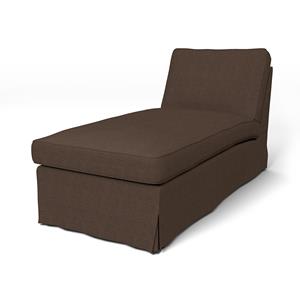 Bemz IKEA - Hoes voor chaise longue Ektorp, Chocolate, BOUCLÉ EN TEXTUUR