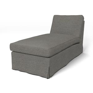 Bemz IKEA - Hoes voor chaise longue Ektorp, Taupe, BOUCLÉ EN TEXTUUR