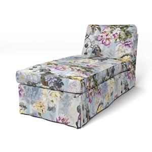 Bemz IKEA - Hoes voor chaise longue Ektorp, Ivy Green, Linnen