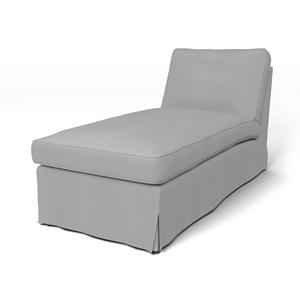 Bemz IKEA - Hoes voor chaise longue Ektorp, Silver Grey, Katoen