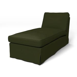 Bemz IKEA - Hoes voor chaise longue Ektorp, Moss, Fluweel