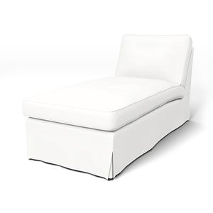 Bemz IKEA - Hoes voor chaise longue Ektorp, Absolute White, Linnen