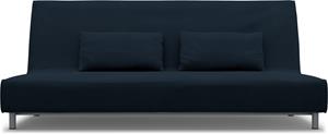 Bemz IKEA - Hoes voor slaapbank Beddinge, Navy Blue, Katoen