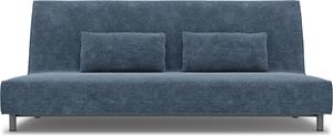 Bemz IKEA - Hoes voor slaapbank Beddinge, Mineral Blue, Fluweel