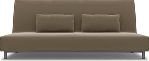 Bemz IKEA - Hoes voor slaapbank Beddinge, Taupe, Fluweel