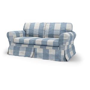 Bemz IKEA - Hoes voor 2-zitsbank Ektorp, Sky Blue, Linnen