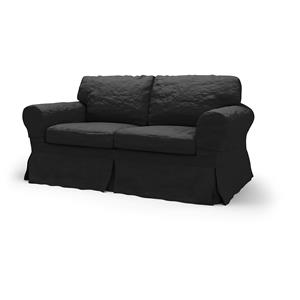 Bemz IKEA - Hoes voor 2-zitsbank Ektorp, Black, Fluweel