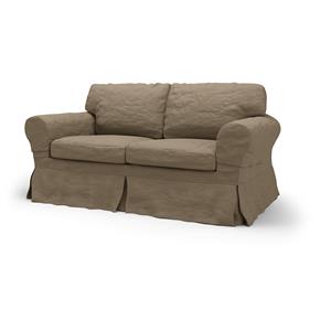 Bemz IKEA - Hoes voor 2-zitsbank Ektorp, Taupe, Fluweel