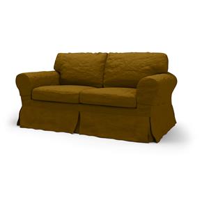 Bemz IKEA - Hoes voor 2-zitsbank Ektorp, Turmeric, Fluweel