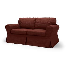 Bemz IKEA - Hoes voor 2-zitsbank Ektorp, Ground Coffee, Fluweel