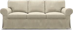 Bemz IKEA - Hoes voor 3-zitsslaapbank Ektorp, Cream, BOUCLÉ EN TEXTUUR