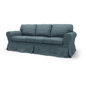 Bemz IKEA - Hoes voor 3-zitsslaapbank Ektorp, Duck Egg, Fluweel